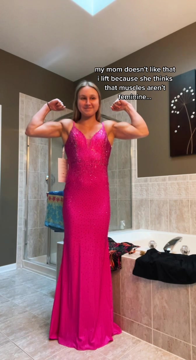 muscles do not = masculine (fake body)